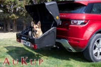 Hundebox TowBox V1 auf Anhngerkupplung AHK schwarz