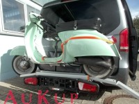 Motorradtrger auf AHK 75 kg fr Kleinkraftrad, Roller, Trial *