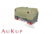 Gepäckbox TowBox V1 auf Anhängerkupplung AHK grün