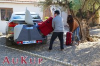 Gepckbox  Towbox  auf AHK Fiat Wohnmobile