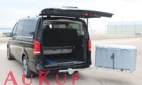 Gepckbox schwenkbar AHK fr Auto mit Reserverad  4x4