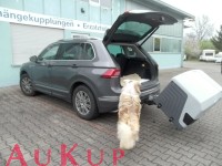 Gepckbox V3 Anhngerkupplung Grau auf AHK VW Tiguan
