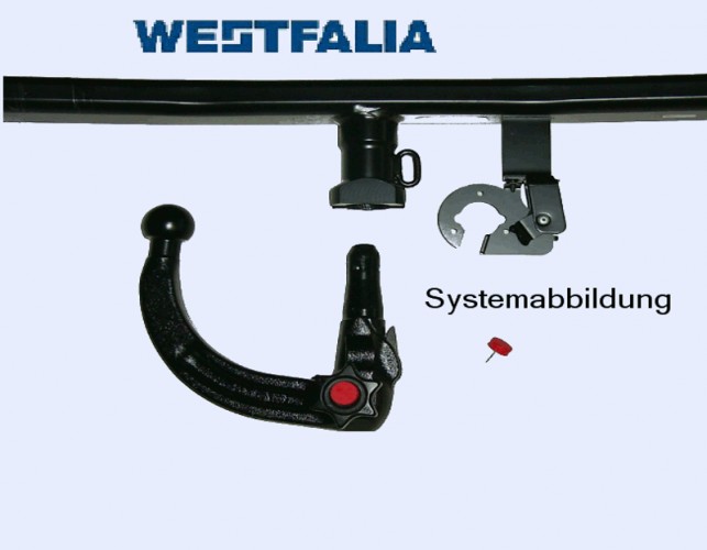 Hook Anhängerkupplung abnehmbar für Opel Astra Kombi 04-10 13po spezifisch m.REC